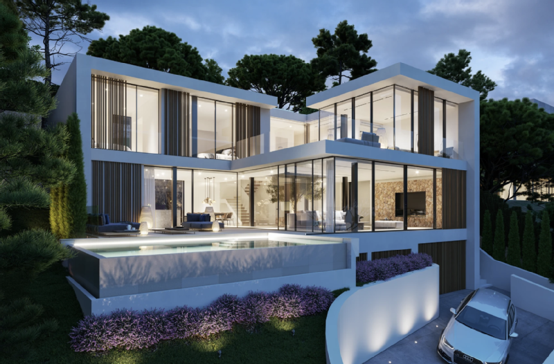 Modern new villa in a privileged residential area - Costa den Blanes
