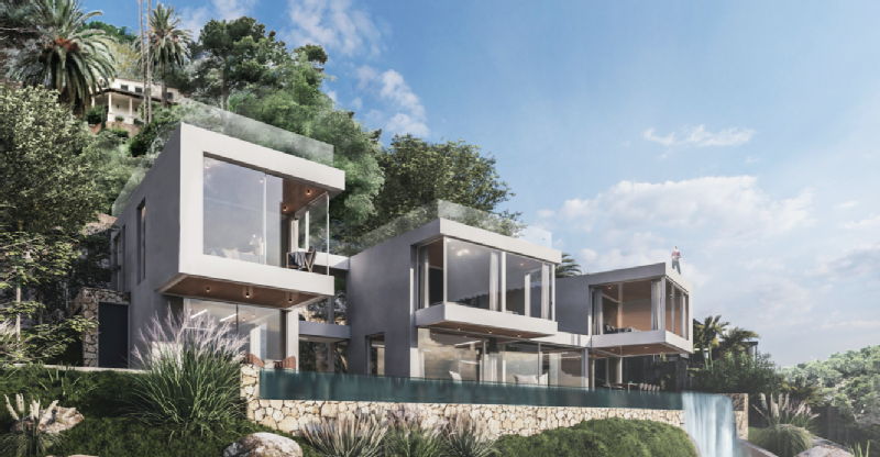 Spacious plot of land with building license and breathtaking views - Portals Nous