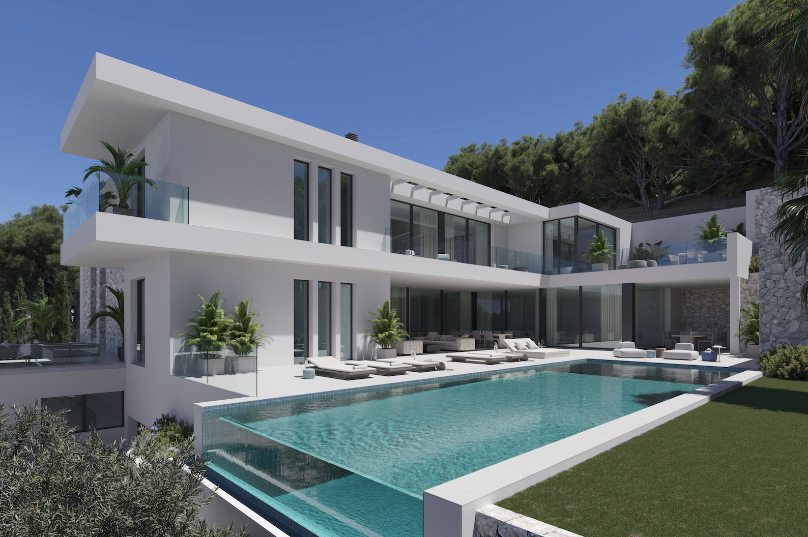 Exclusive Plot with Approved Luxury Villa Project in Son Vida