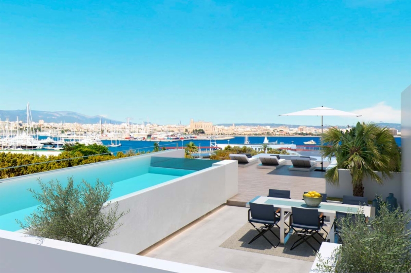 Luxus Duplex Penthouse in Palma