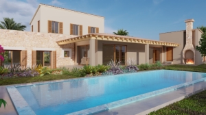 Charming new build finca with panoramic views - Ses Salines