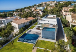 Moderne Luxusvilla mit 2 Pools - Santa Ponsa