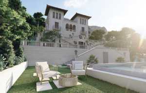 Frontline Villa in Puerto Andratx - with new Project