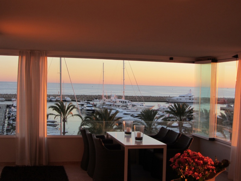 Puerto Portals - Luxurious apartment directly situated at the harbour with spectacular views.
